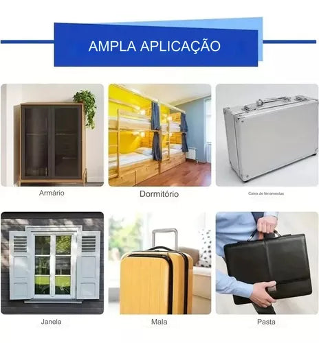 SmartLock - Cadeado Biométrico à prova d'água com acesso por APP