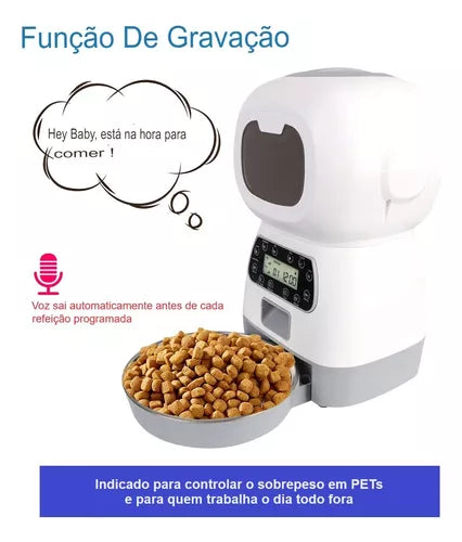 PetFeed® - Alimentador Automático Programável para Pets (Cães e Gatos)