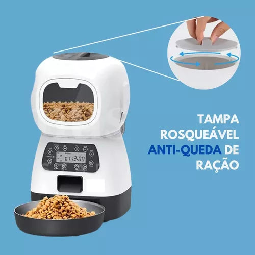 PetFeed® - Alimentador Automático Programável para Pets (Cães e Gatos)